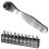 1/4" Drive Ratchet Handle Offset Ratcheting Screwdriver Mini 1