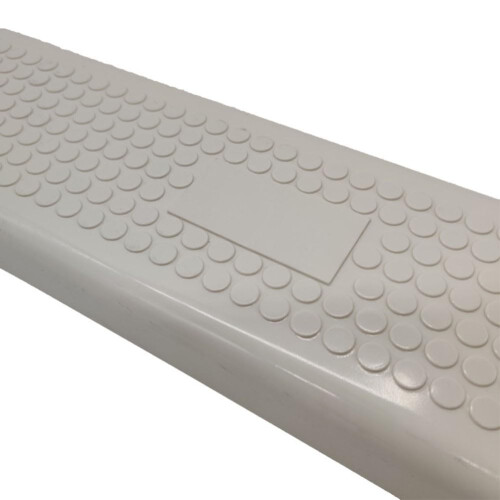 Replacement pole for swimming pools, 49 cm, shaped plastic design for increased