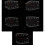 Clear Plastic Eyebrow Shaping Format Tool For Precise-2 sets 3