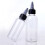 20 Unidades 120Ml Garrafa Plástica Transparente Para Tinta De 3