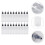 20 Unidades 120Ml Garrafa Plástica Transparente Para Tinta De 7