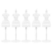 5 Sztuk Miniaturowe Wieszaki Na Ubranka Dla Przezroczyste