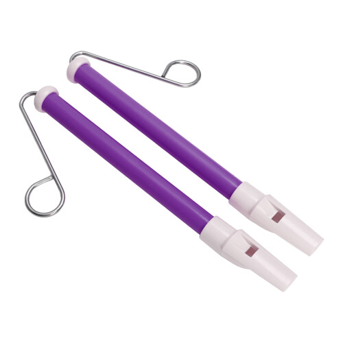 2 Stücke Slide Whistle ABS Metall Sicher und