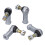 4PCS Spurstangenkopf Kit Gummi Metall 1