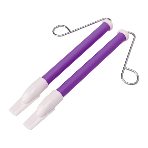 2 Stücke Slide Whistle ABS Metall Sicher und 1
