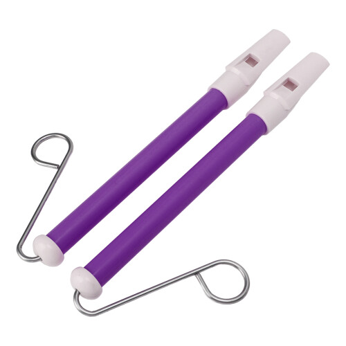 2 Stücke Slide Whistle ABS Metall Sicher und 2