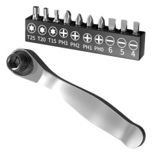 1/4 Drive Ratchet Socket Wrench 72 Tooth Quick Releases Nonslip