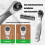 1/4" Drive Ratchet Handle Offset Ratcheting Screwdriver Mini 6
