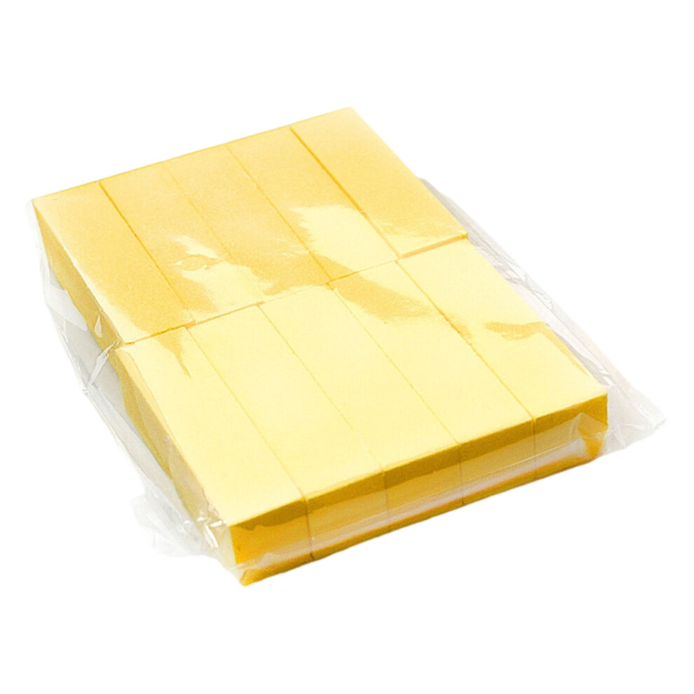 Yellow Bright Unguis File Block Transportable 4 Courage