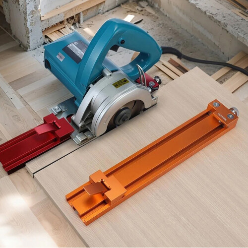 Tool-Less Universal Base Guide For Aluminum Cutting-Orange 2