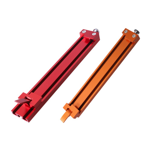 Tool-Less Universal Base Guide For Aluminum Cutting-Orange 1