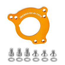 Bicycle Bottom Bracket Plate Chain Guide Aluminum Alloy Bicycle Chain Guide Adapter Chain Conversion Chain Guard gold