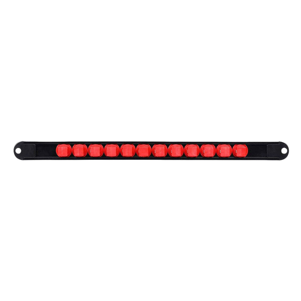 360 Degree Rotation Socket Organization 1/4- 1 2Inch Red 7627000424211
