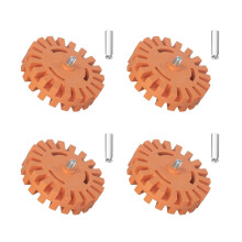Packung mit 4 nicht beschädigenden Gummischabern zum-25mm