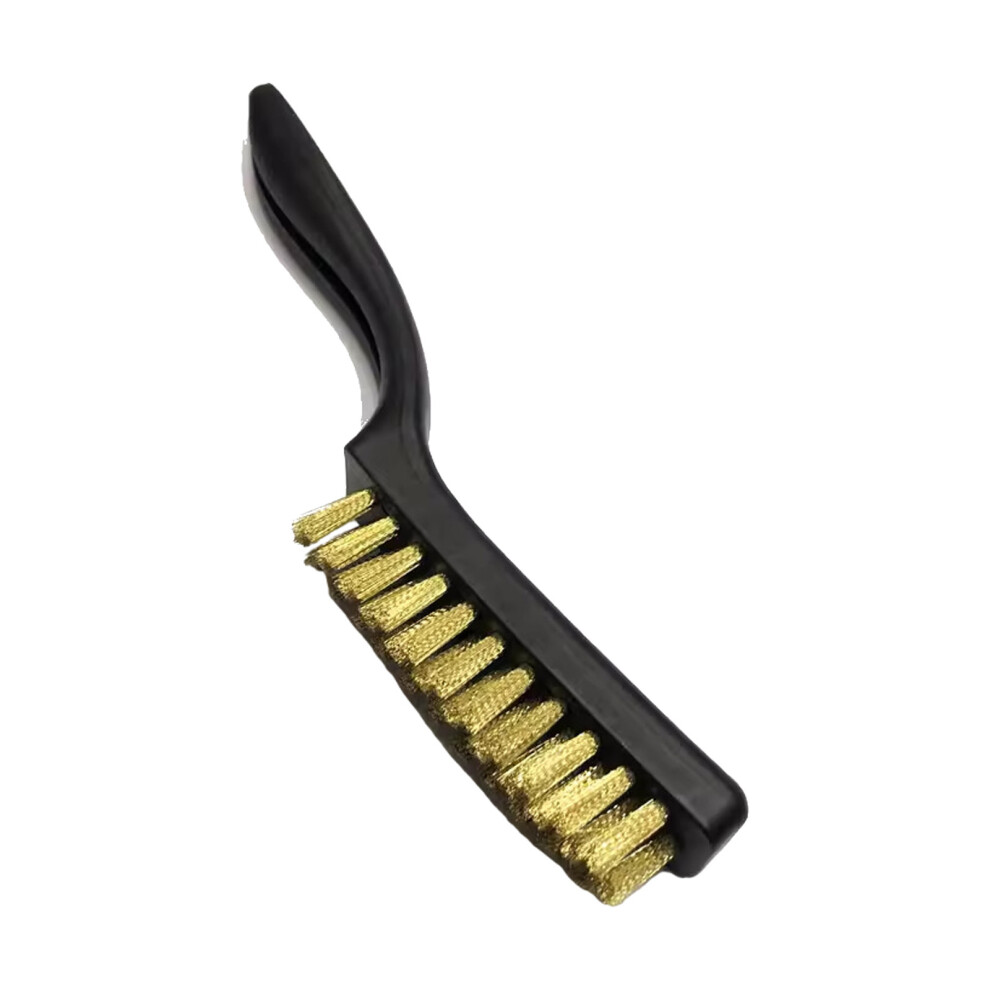 Industrial Strength Rust Scrubber Brush Copper-Brass Brush L 7627000425188
