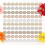 1000 unid. 9 mm com tampas de flor, cores sortidas 7