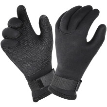 Neoprene diving gloves, 3 mm, 5 mm, keeps warm for snorkeling, paddling, surfing, kayaking, canoeing, spearfishing, skiing, water sports, 3 mm, L