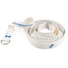 2.5m Horse Measuring Tape With Chest Weight Chart For Care And