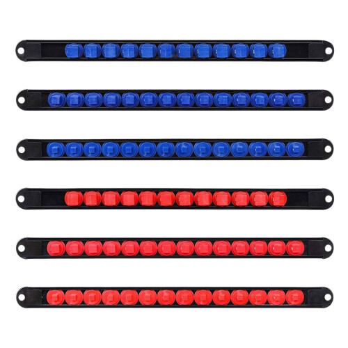 Supports à douilles robustes, organisation, 1/2 pouces,-6 pièces