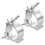 Quick Install Theater Lighting Fixture Hook Corrosion-Silver 1
