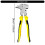 Ergonomic Fence Pliers High Leverage Nail-Yellow and black two 4