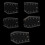 Transportable Eyebrow Outline Tool With Exchangeable-1 set 7