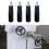 Pack Of 4 Permanent Phenolic Whirling Pulls For Machine-M6 2