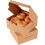 Brown Bakery Box with Window 15Pcs 15.2x15.2x7.6cm Brown Cookie Boxes 3