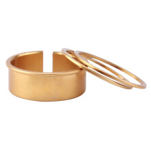 Mountain Bike Einzelachse Reduzierhülse 24 Auf 22mm Für Einsatz (Gold)