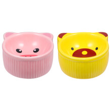 2 Diercontainer Chinchilla Voerbak Hamster