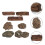 Conjunto De Artificial Falsa Mini 5