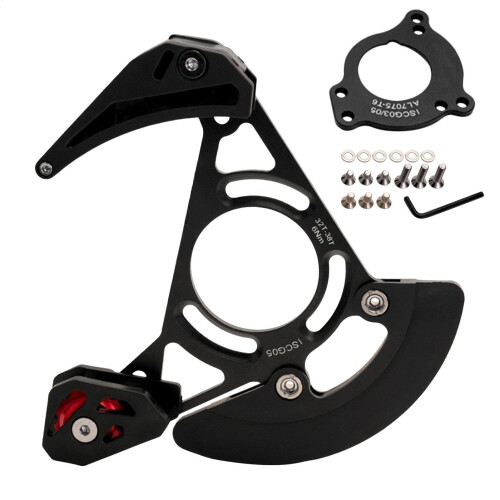 Chain guide mountain bikes  chainring guide antidrop single disc chain guide  Wearresistant bicycle chain stabilizer black