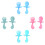 4 Set Etenstraining ( Roze ) 1