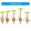 Spring Assisted Adhesive Dispenser Tip Copper Base Thermal For 3