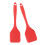 Pack of 2 Kitchens Essential Functional Silicone Spatula-Red 1