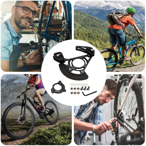 Chain guide mountain bikes  chainring guide antidrop single disc chain guide  Wearresistant bicycle chain stabilizer black 2