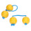 2 Pairs Rhythmus Sand Ball Leichte Band Percussion 1