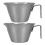 2Pcs Para Espresso Aço Inoxidável Com De 4