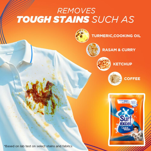 Surf Excel Quick Wash Detergent Powder 1 kg 1