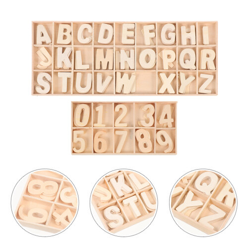 2 Sets Onafgewerkte Letters En Cijfers 2