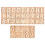 2 Sets Onafgewerkte Letters En Cijfers 2