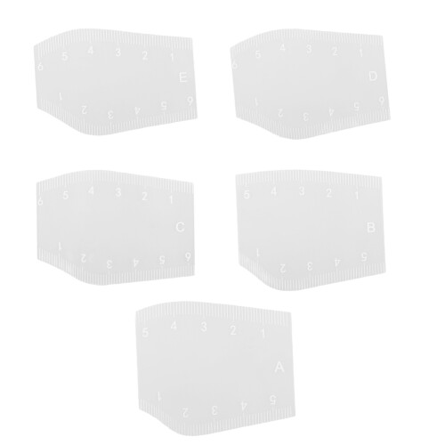 Recyclable Clear Eyebrow Guide Flexible Substance Perfect-1 set