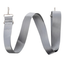 Nylon Schouderriem Vervanging Tassen 2 Grijs 59x1,5 Inch