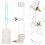 1 Set Creatieve Vogelkooi Hangende Waterautomaat (Wit) 4
