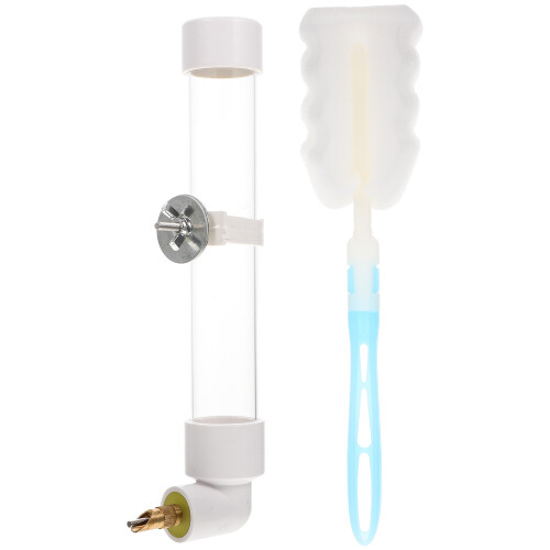 1 Set Creatieve Vogelkooi Hangende Waterautomaat (Wit) 2
