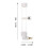 1 Set Creatieve Vogelkooi Hangende Waterautomaat (Wit) 2