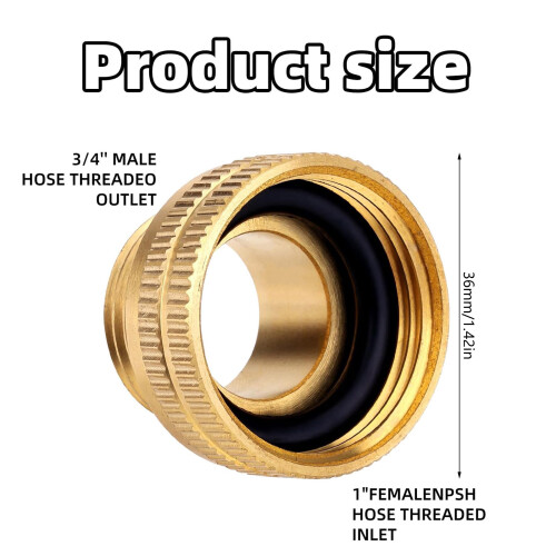 Multipurpose Bronze 1 Foot Water Link Includes Sealing Tape for 2