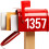 5 Deurplaat Nummer Stickers Foam Wit 9