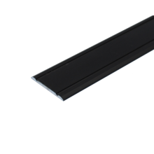 (2.7m, Black) A02 30mm Anodised Aluminium Flat Door Threshold Strip