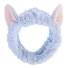 Stylish Blue Cat Ear Hairband Soft Hair Accessory for Girls